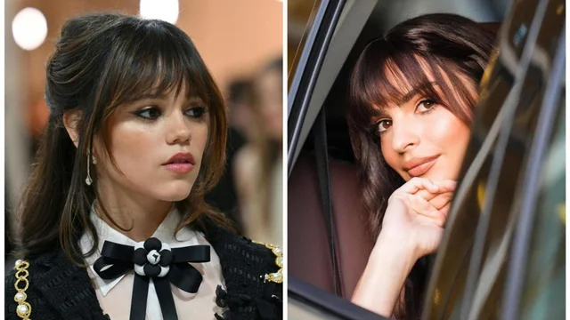 Jenna Ortega hairstyle tren