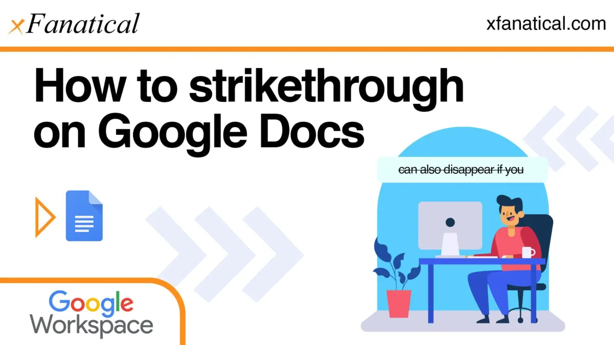strikethrough google docs