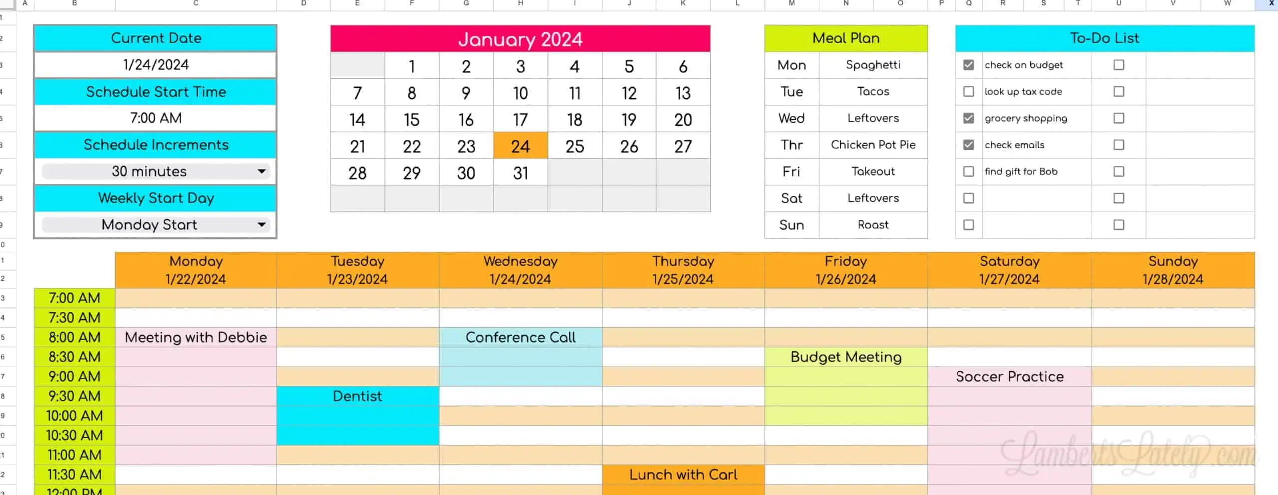Google Sheets Templates