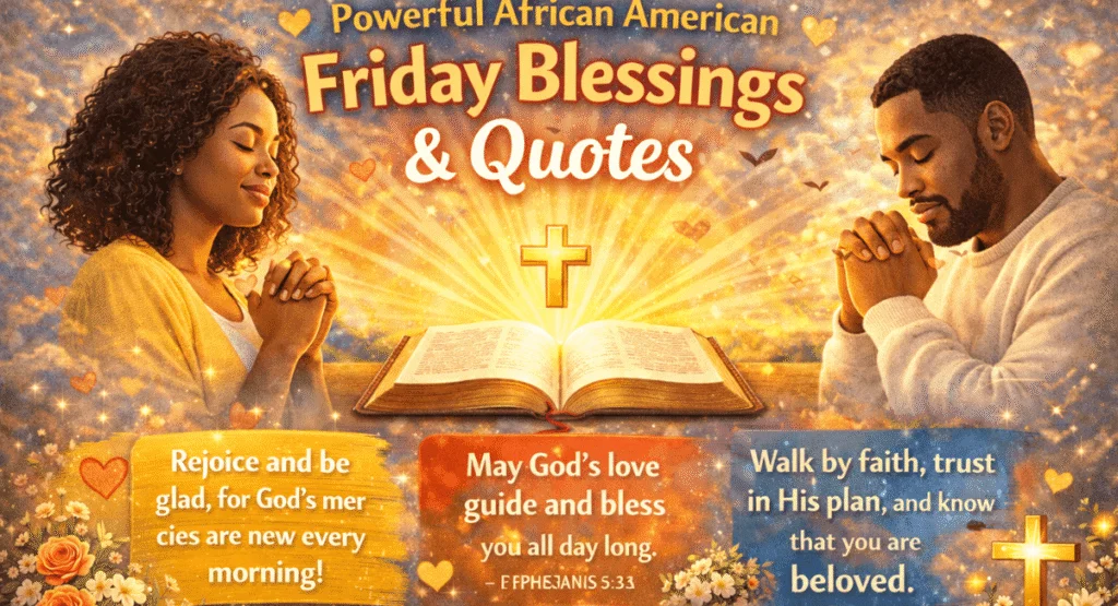 african american spiritual friday blessings